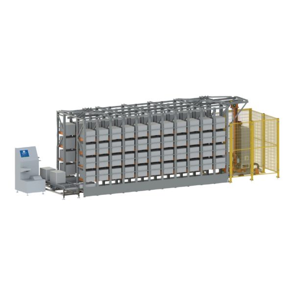 Dye Stereoscopic Warehouse & Weighing System (Stacker Mode)